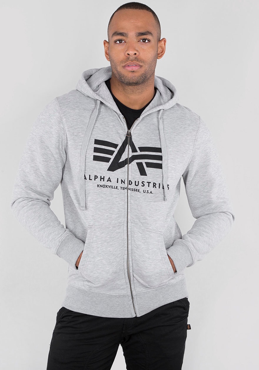 Alpha Industries Kapuzensweatjacke "BASIC ZIP HOODY" günstig online kaufen