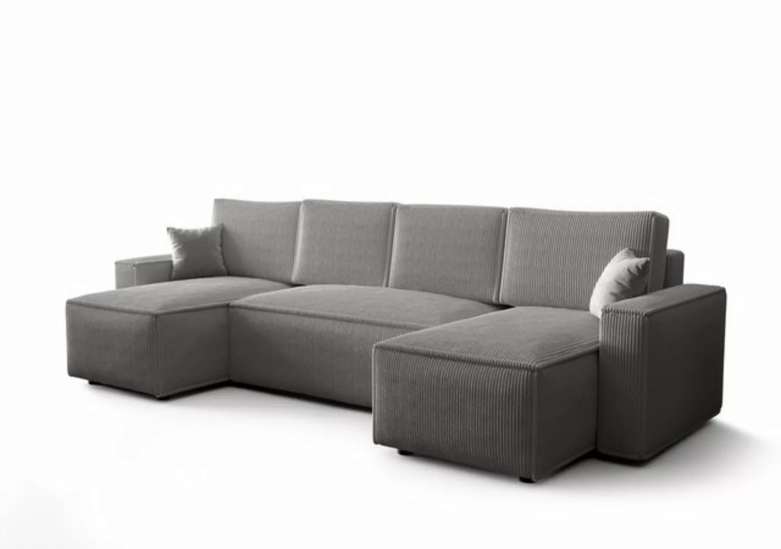 ALTDECOR Ecksofa BALLARO U, Couch mit Schlaffunktion, Stauraum Ecksofa Funk günstig online kaufen