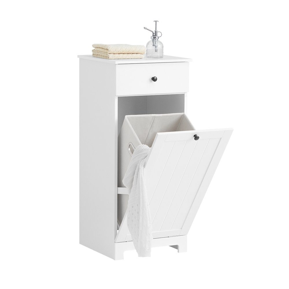 SoBuy Wäscheschrank BZR21, Badschrank mit Wäschekorb, günstig online kaufen