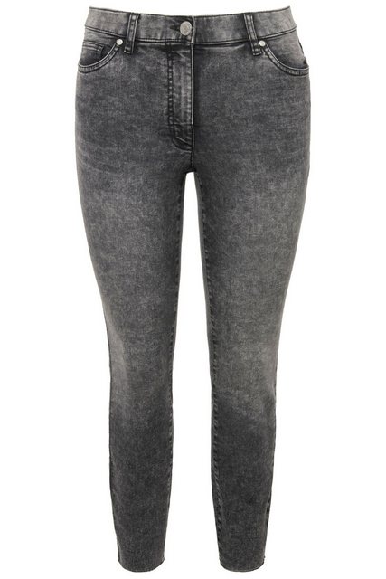 Studio Untold Regular-fit-Jeans Skinny Jeans cutted Saum 5-Pocket Elastikbu günstig online kaufen