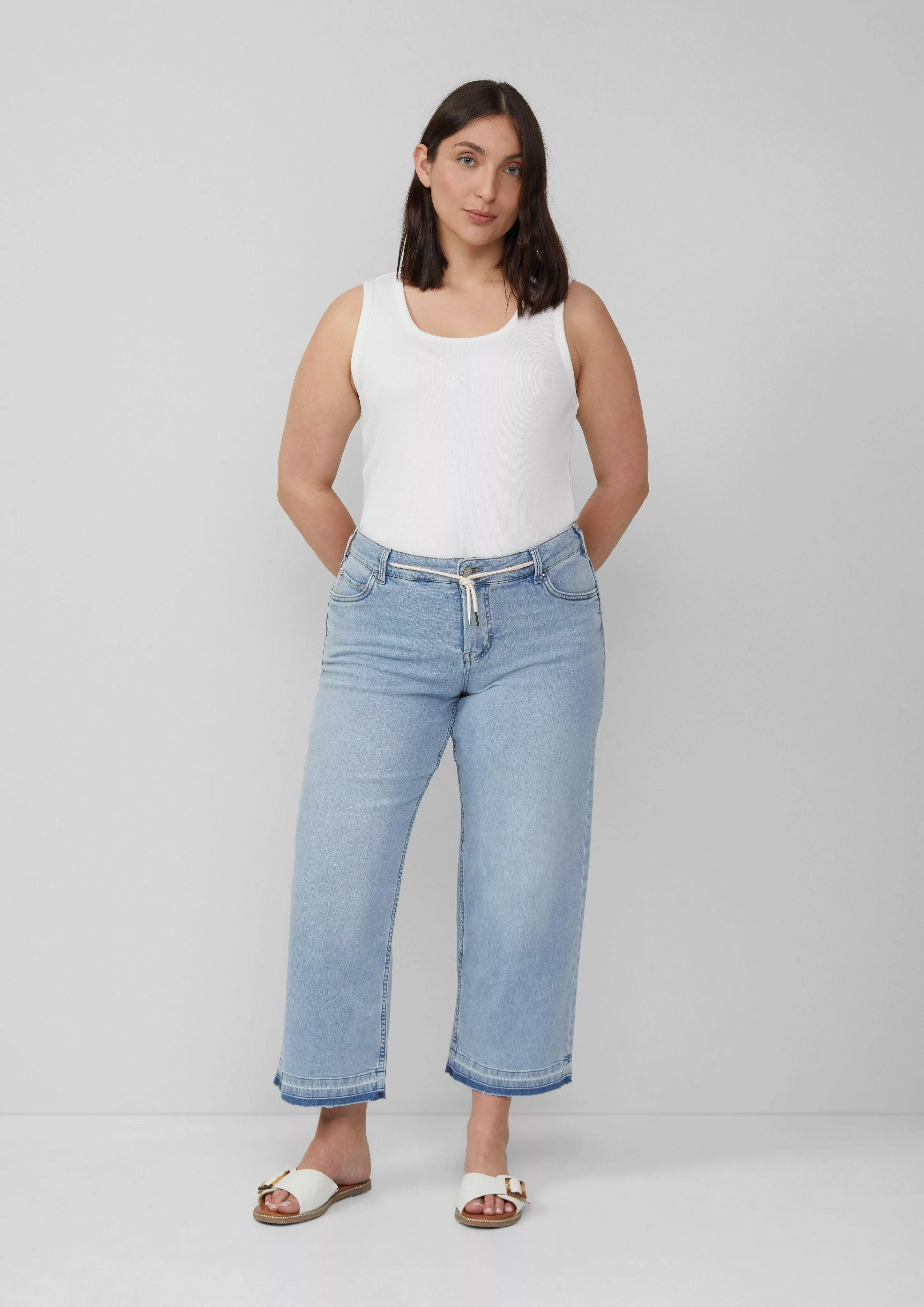 s.Oliver 5-Pocket-Jeans Cropped Jeans / Straight günstig online kaufen