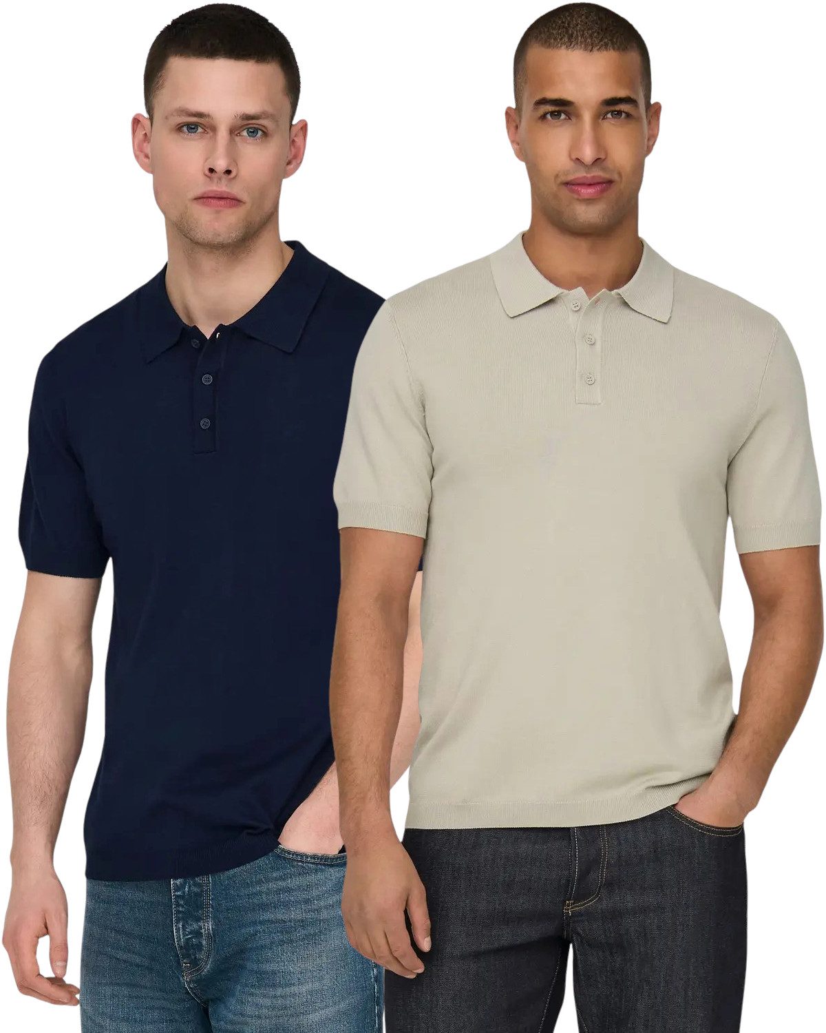 ONLY & SONS Poloshirt Herren Basic günstig online kaufen
