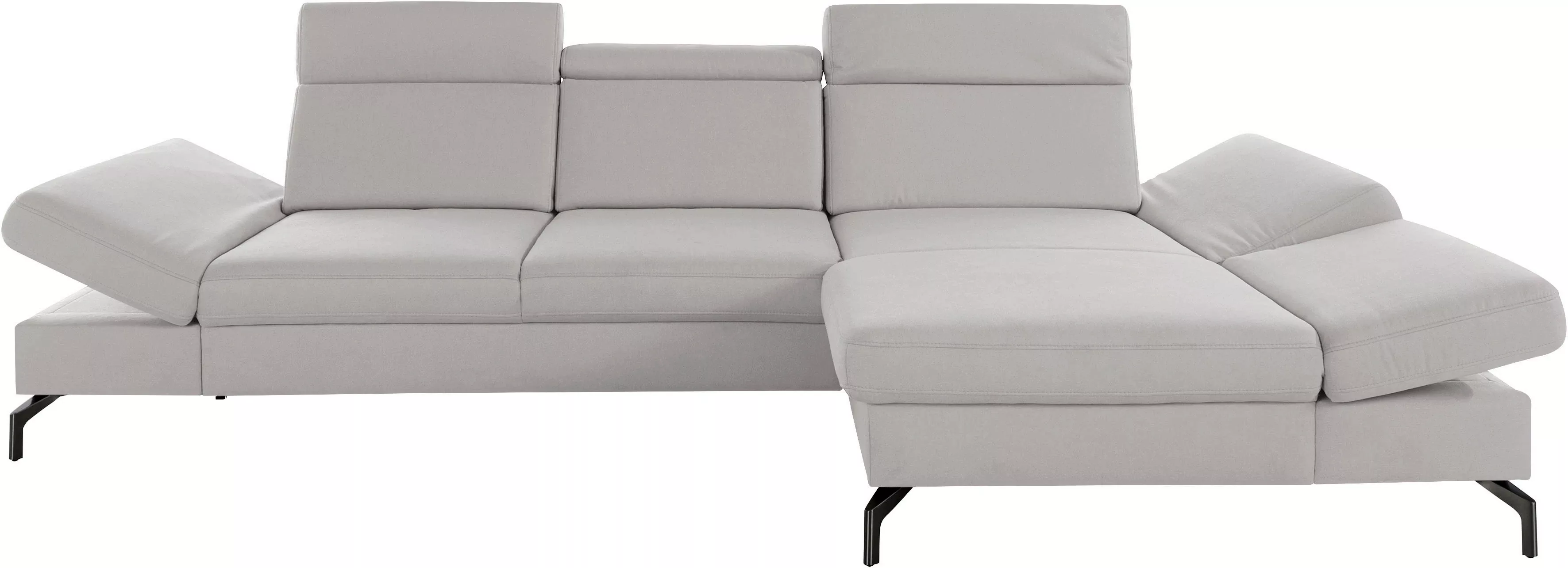 sit&more Ecksofa »Brisbane L-Form«, Fußhöhe 15 cm, inklusive Sitztiefen-, A günstig online kaufen