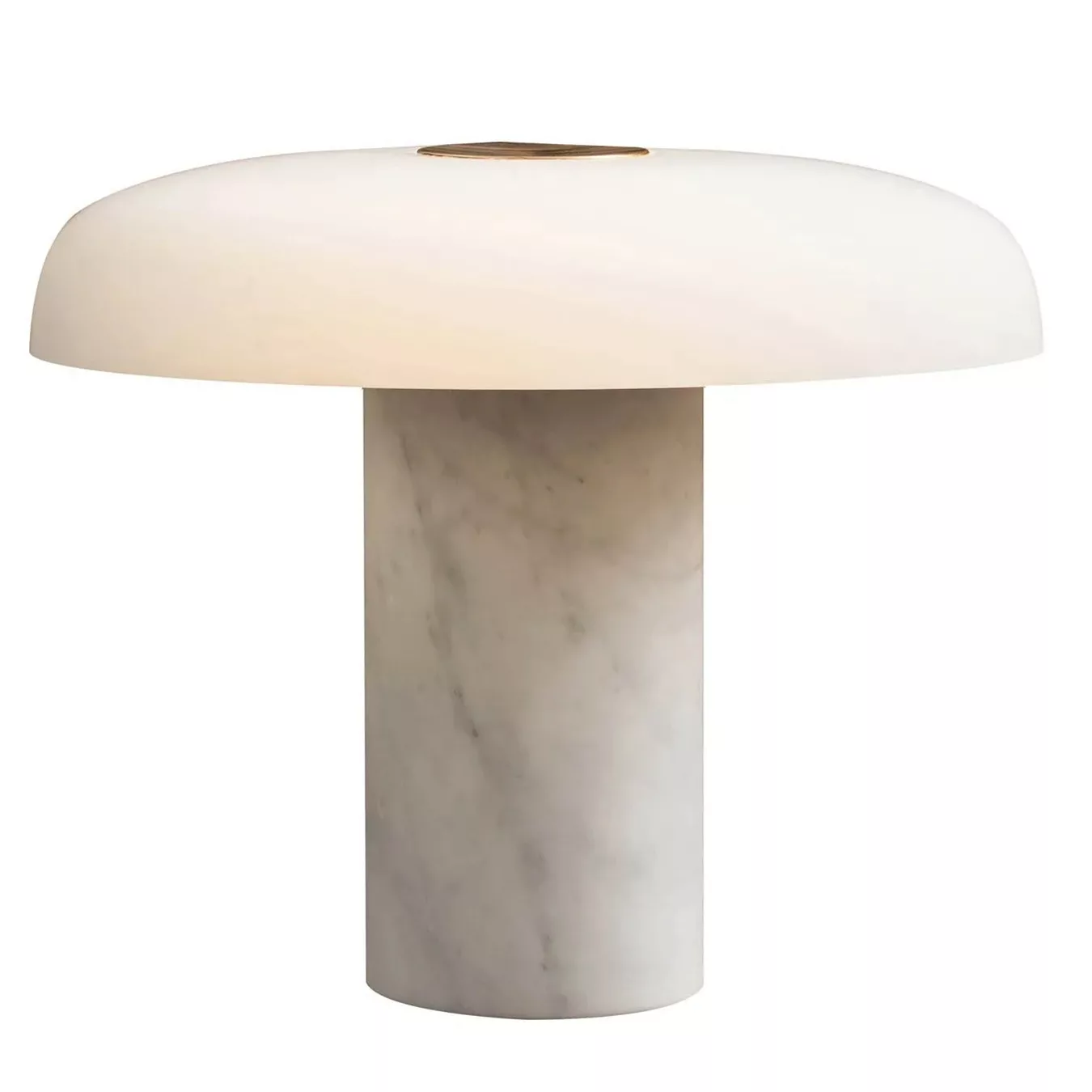 Fontana Arte - Tropico Grande LED Tischleuchte - weiß/opal geblasenes Glas/ günstig online kaufen