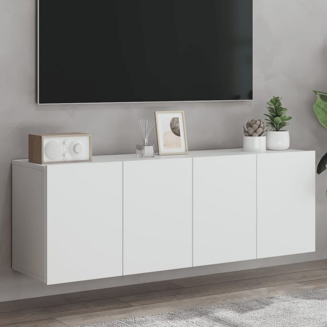 vidaXL TV-Schrank TV-Lowboard TV-Wandschränke 2 Stk Weiß 60x30x41 cm günstig online kaufen