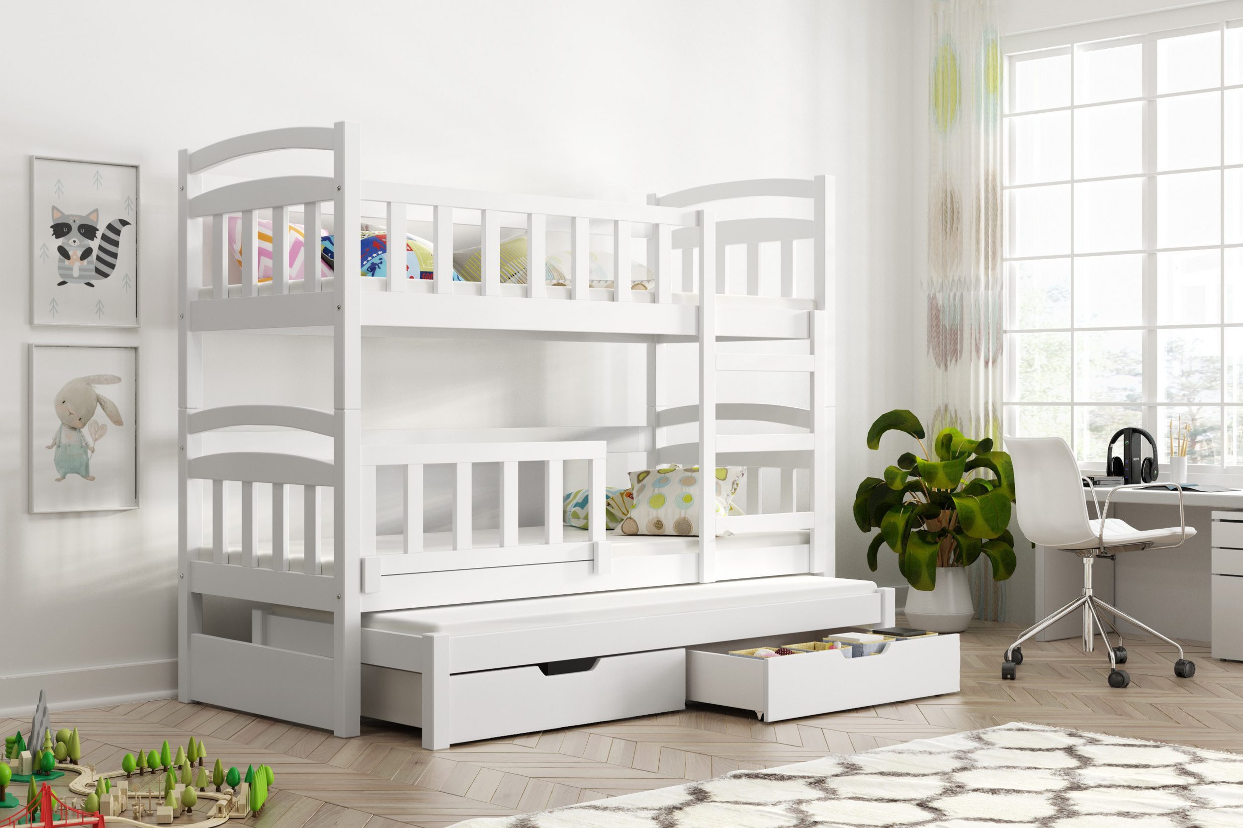 thematys Hochbett Etagenbett Stockbett mit Rausfallschutz günstig online kaufen