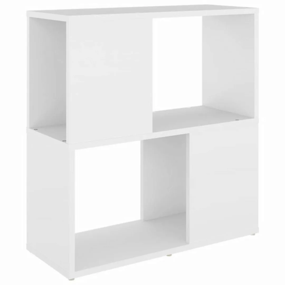 VidaXL Bücherregal Weiß 60x24x63 cm Holzwerkstoff günstig online kaufen