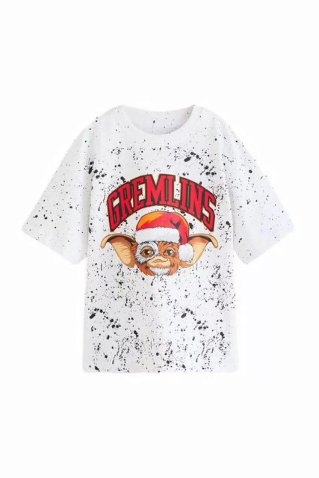 Next T-Shirt T-Shirt aus 100 % Baumwolle Weihnachtsgremlins (1-tlg) günstig online kaufen