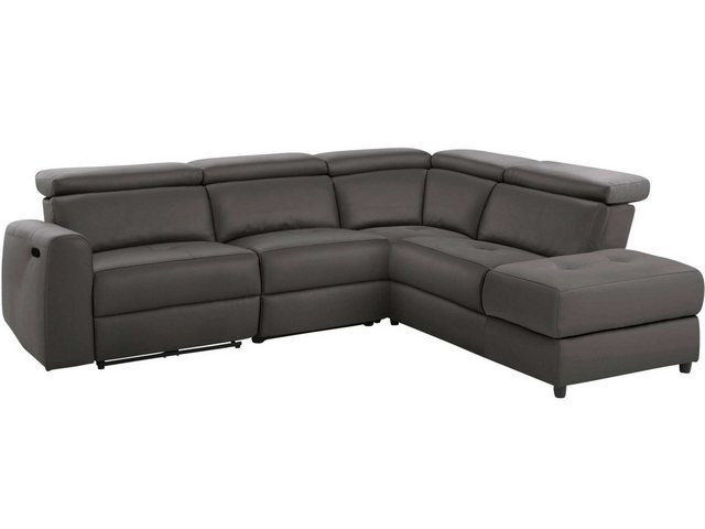 Home affaire Ecksofa Sentrano, L-Form, 273 cm, man. o. elektr. Relaxfunktio günstig online kaufen