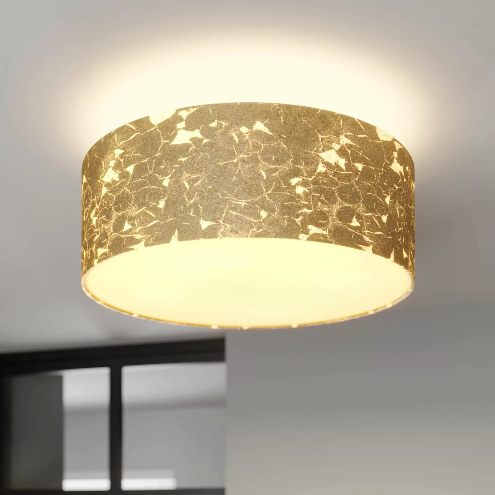 Quitani Deckenlampe Aura, 4-flammig, gold günstig online kaufen