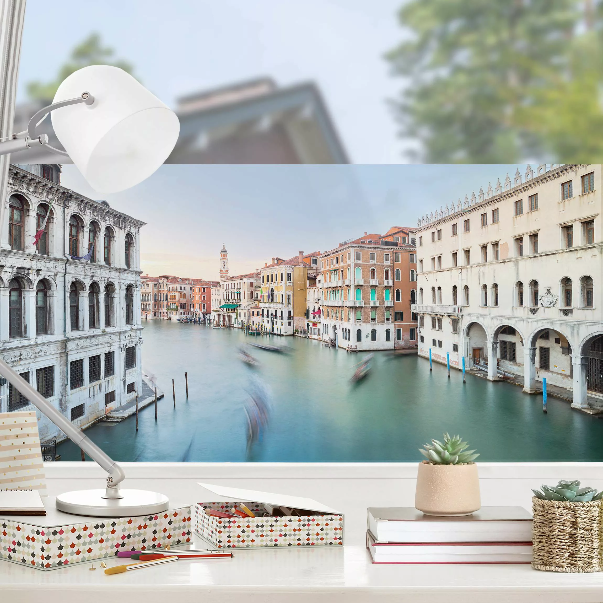 Fensterfolie Canale Grande Blick von der Rialtobrücke Venedig günstig online kaufen