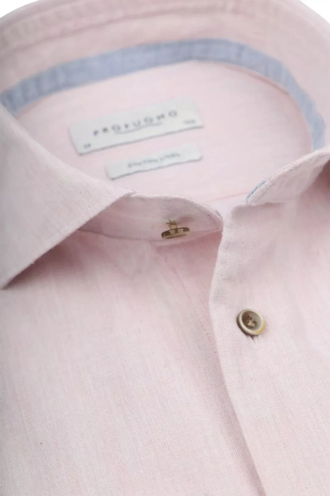 Profuomo Hemd Leinen Rosa - Größe 44 günstig online kaufen