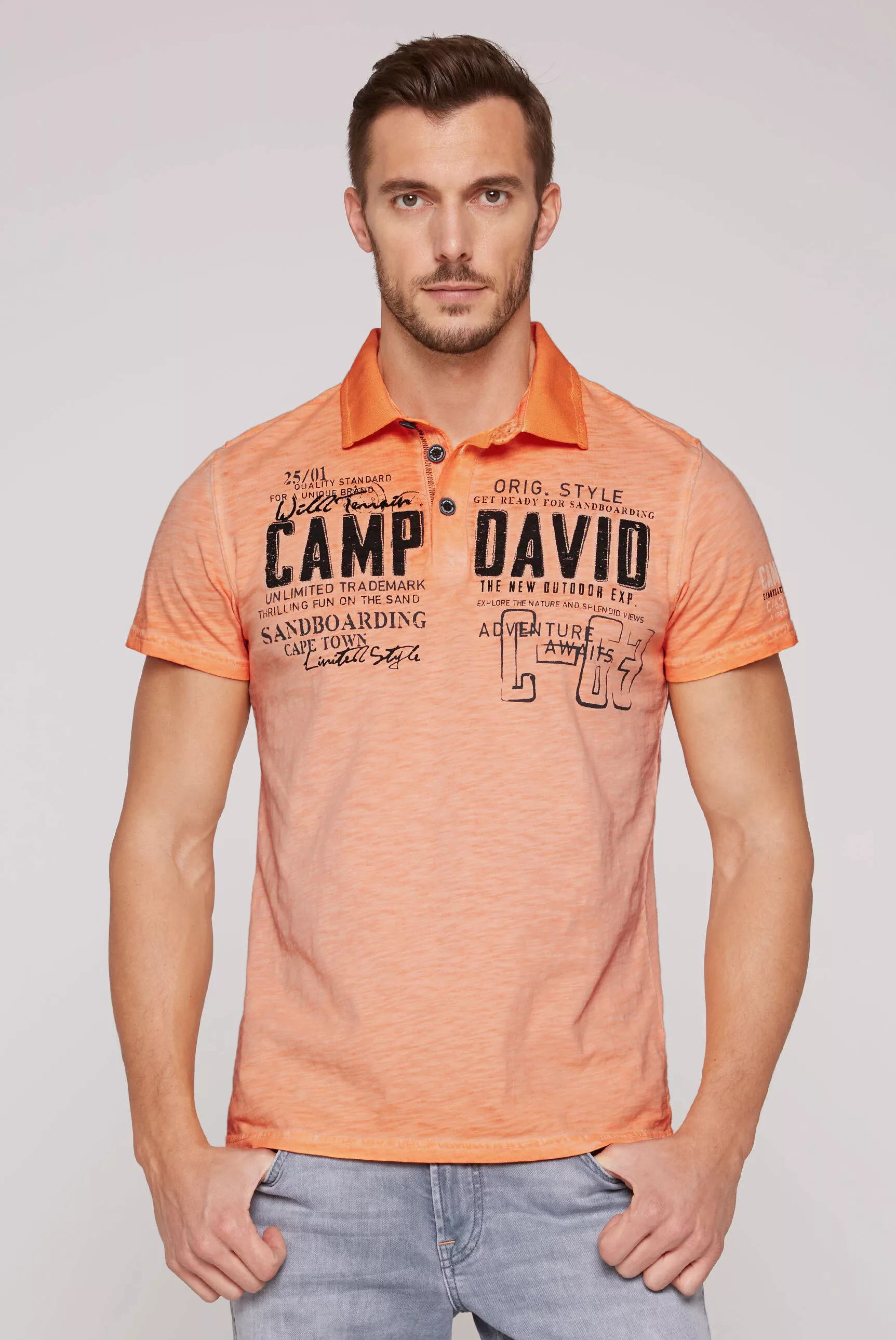 CAMP DAVID Poloshirt, aus Baumwolle günstig online kaufen