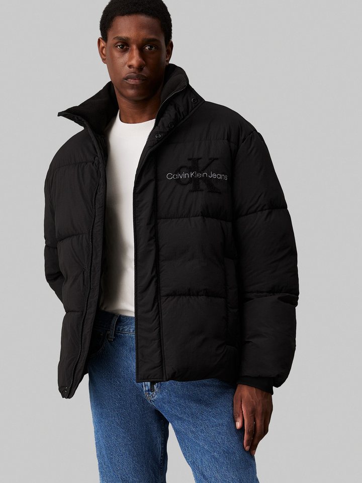 Calvin Klein Jeans Outdoorjacke CHENILLE PUFFER mit Logopatch günstig online kaufen