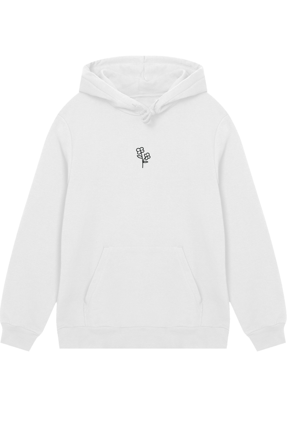 F4NT4STIC Kapuzenpullover "Handdrawn Flower Pink Bestickt", Premium Qualitä günstig online kaufen