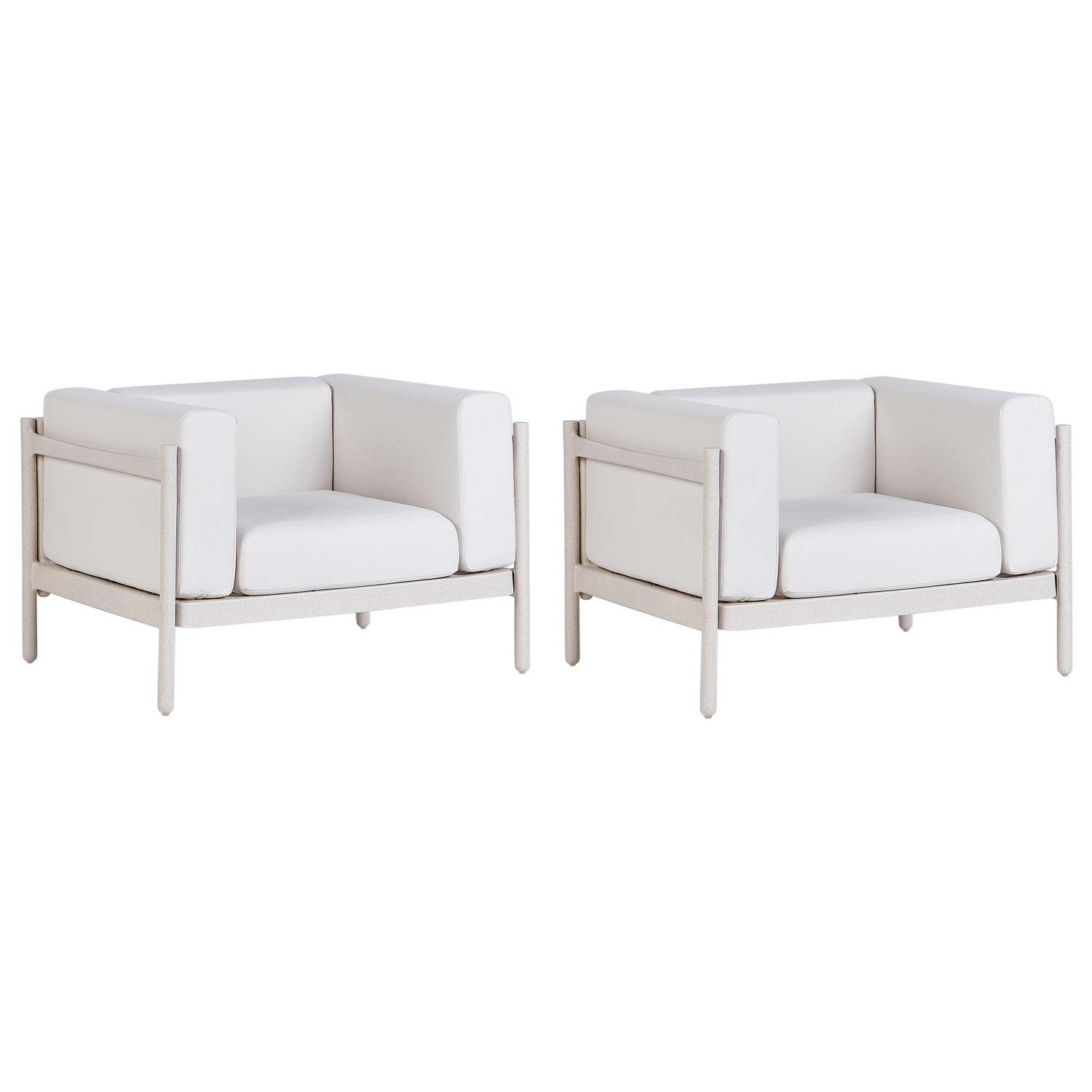 Beliani Sessel Beige 73x98x68 günstig online kaufen