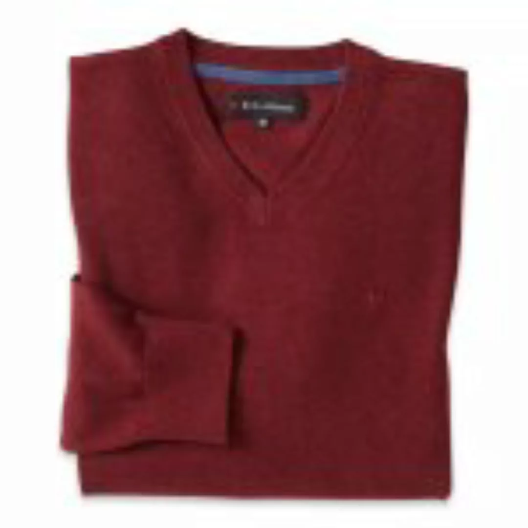 Aktueller V-Pullover,bordeaux- günstig online kaufen