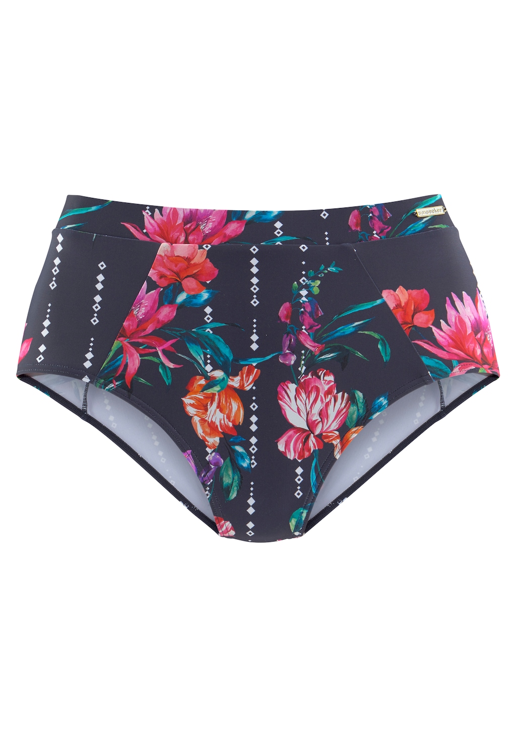 Sunseeker Highwaist-Bikini-Hose "Modern", mit floralem Design günstig online kaufen