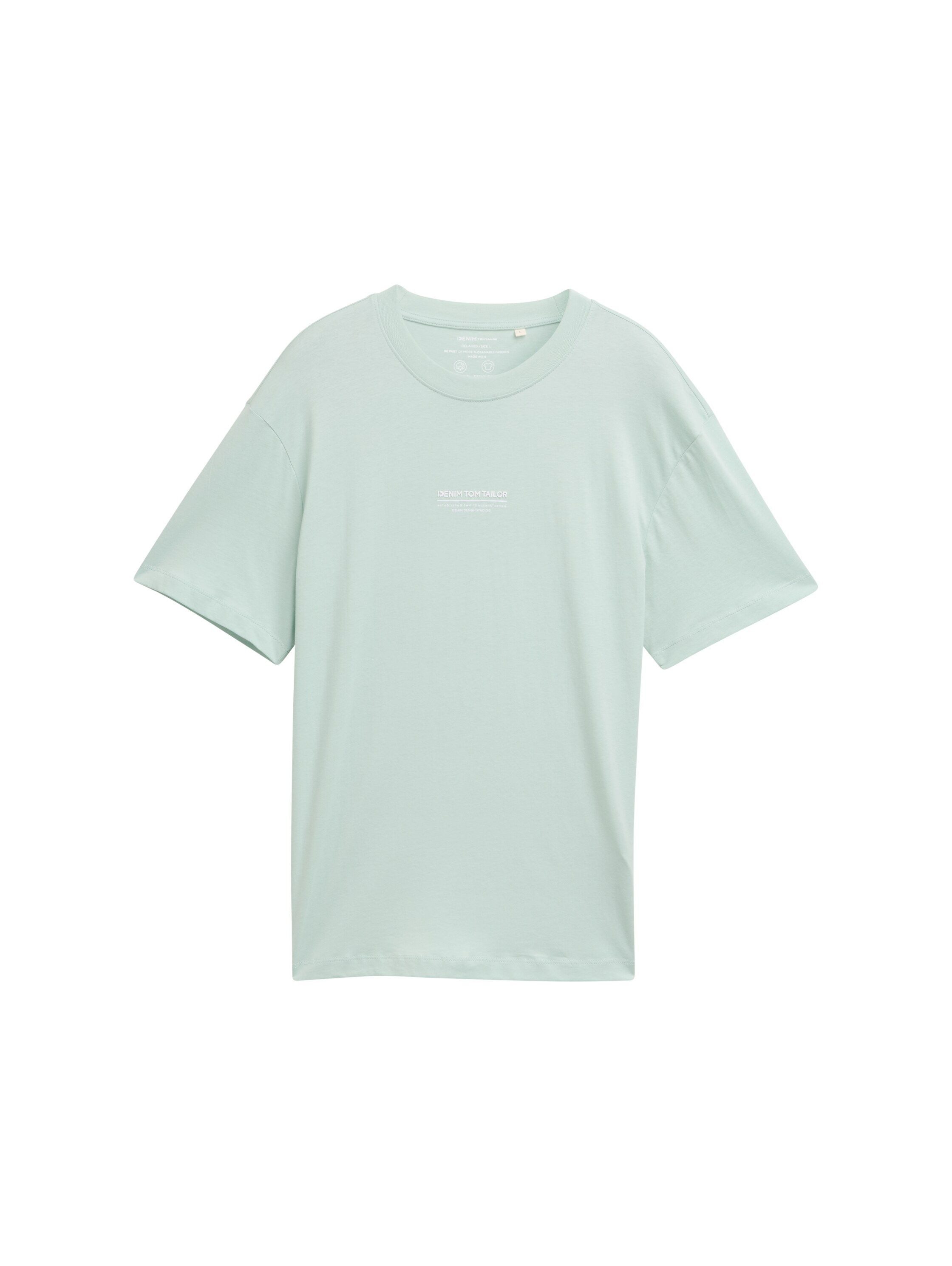 TOM TAILOR Denim T-Shirt, mit Marken-Frontprint günstig online kaufen
