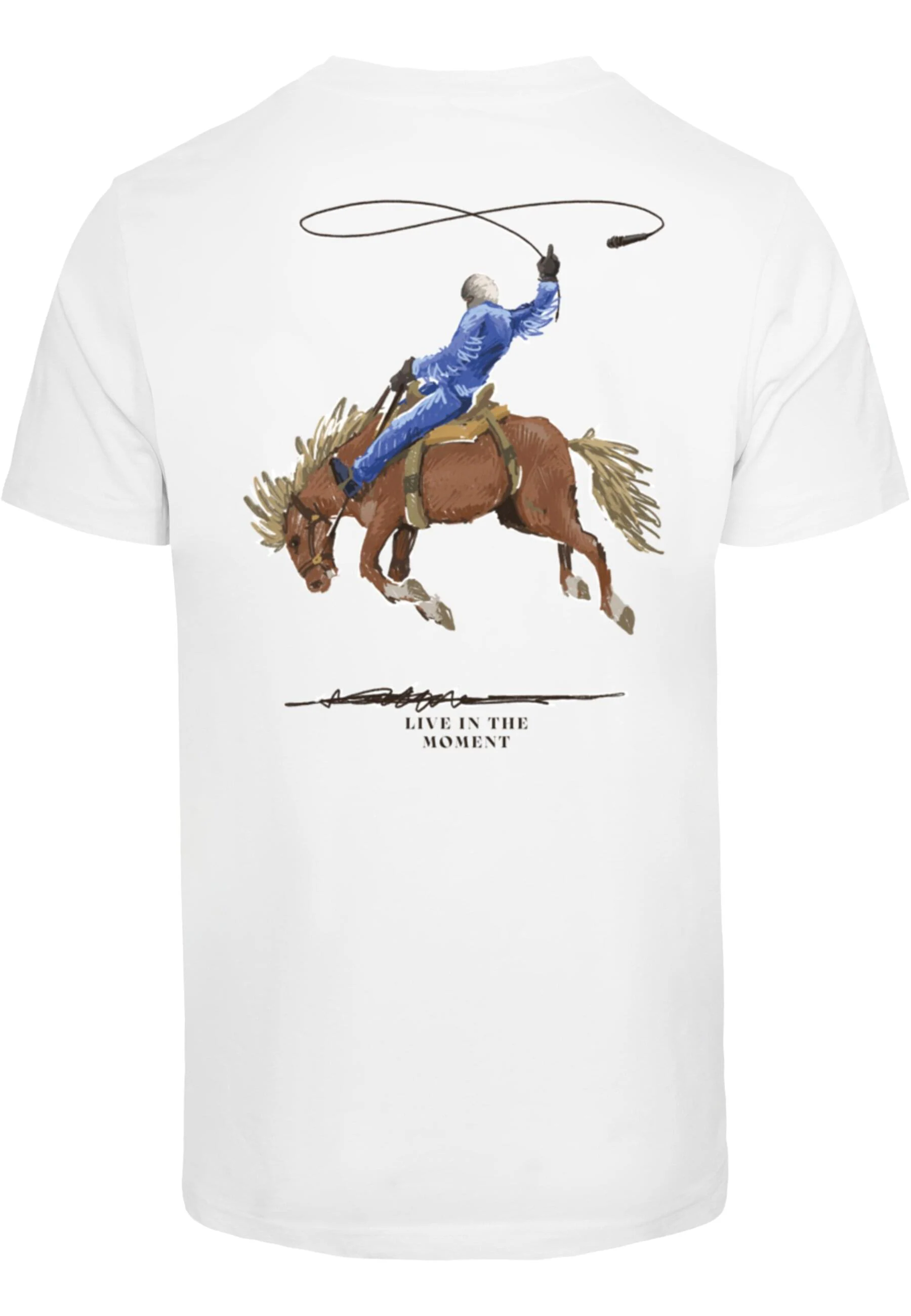MisterTee T-Shirt "MisterTee Herren Live In The Moment Tee", (1 tlg.) günstig online kaufen
