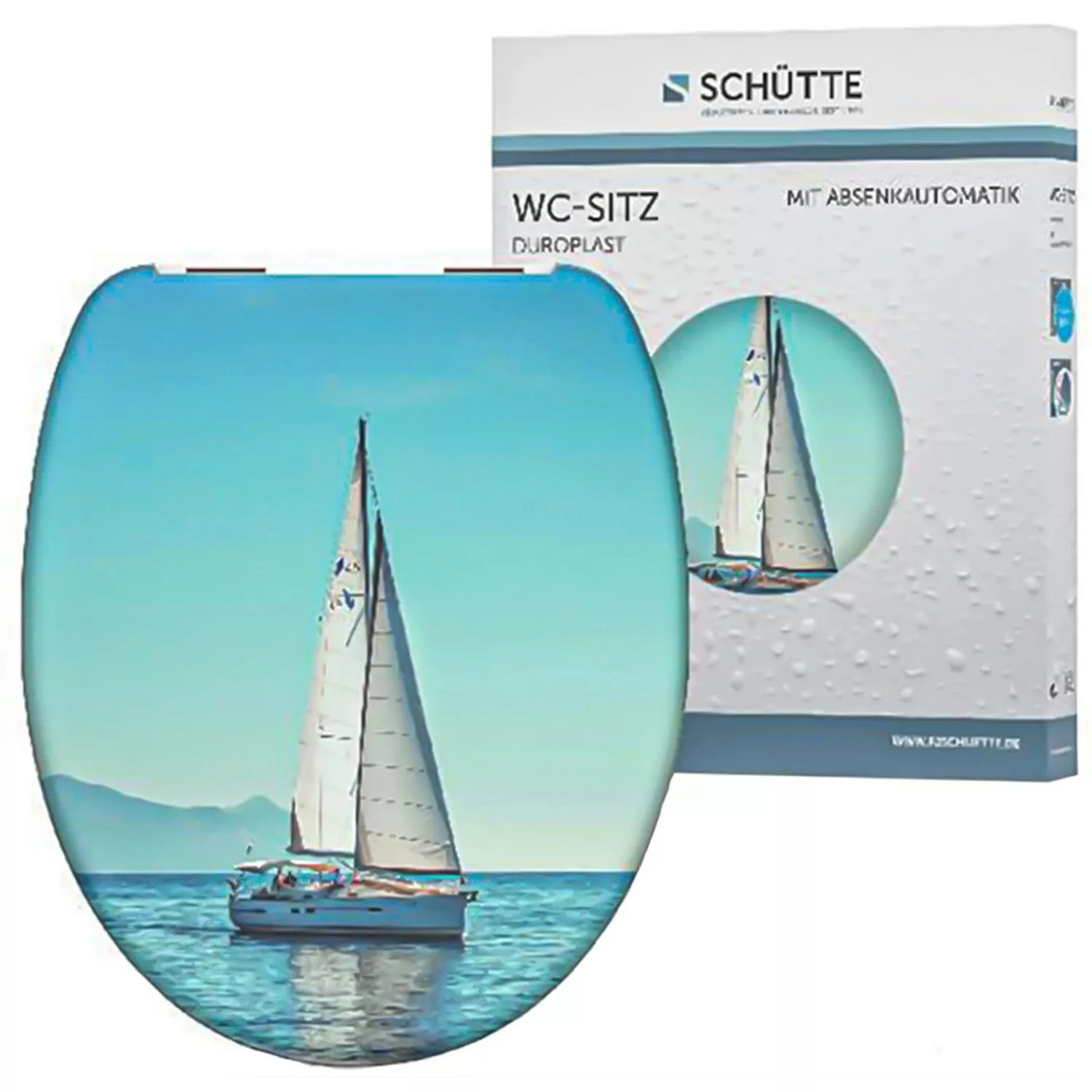 Schütte WC-Sitz "Sailing", Duroplast, mit Absenkautomatik günstig online kaufen