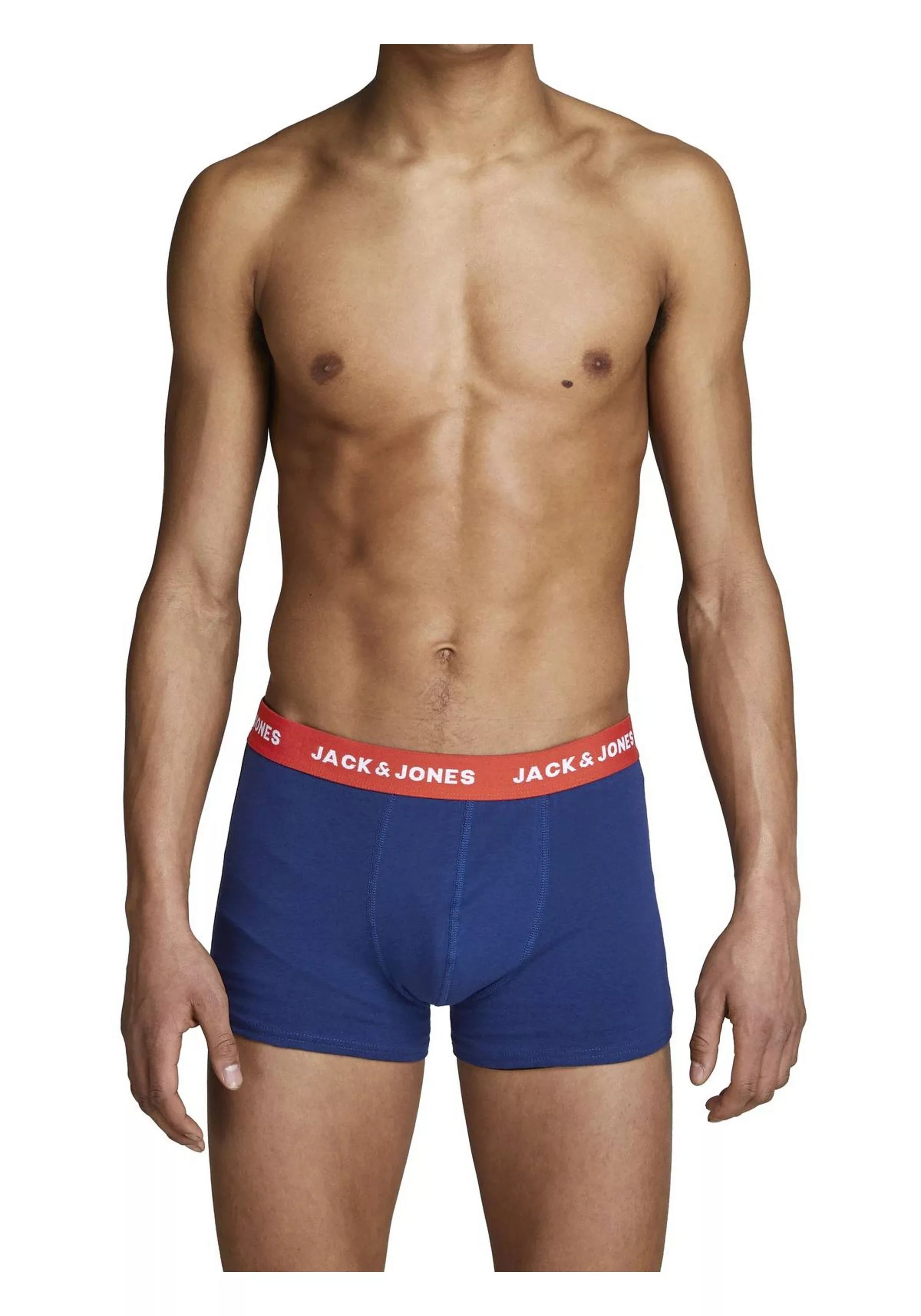 Jack & Jones 5-er Set Trunks Schwarz & Blau günstig online kaufen