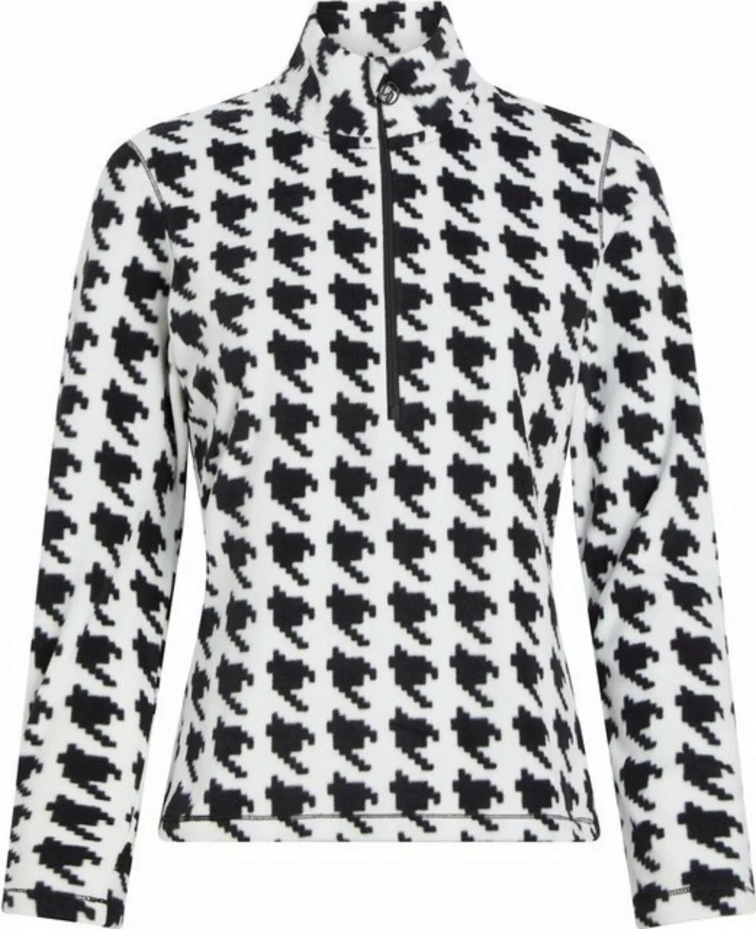 McKINLEY Rollkragenpullover Da.-Langarmshirt Dora II W AOP/WHITE günstig online kaufen