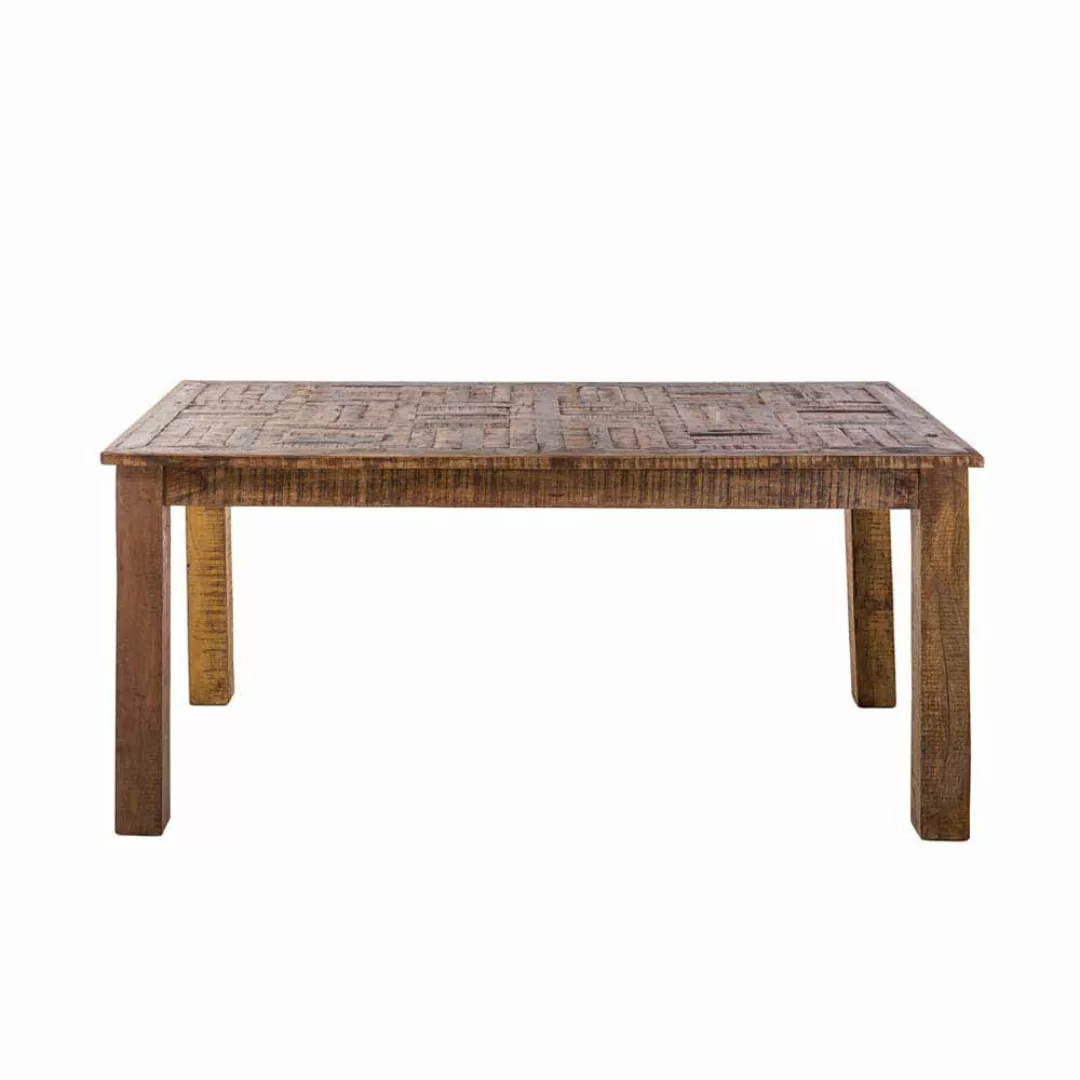 Esszimmertisch aus Mangobaum Recyclingholz 160 cm breit günstig online kaufen