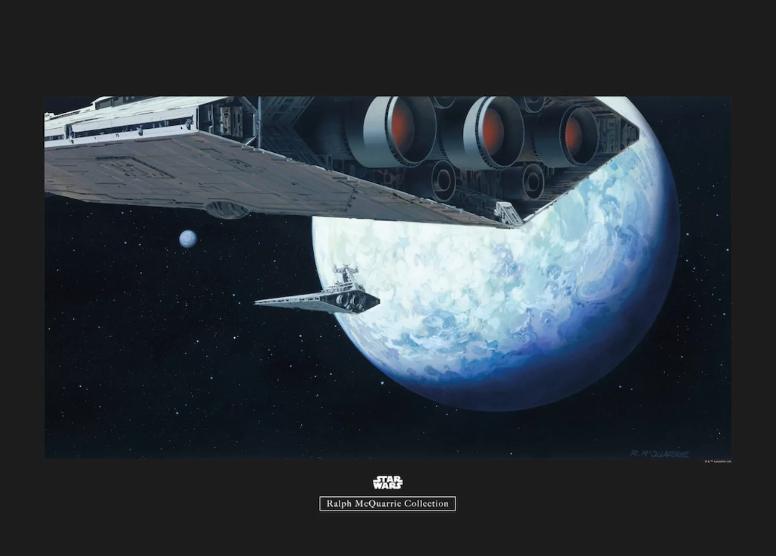 Komar Wandbild Star Wars Orbit 40 x 30 cm günstig online kaufen