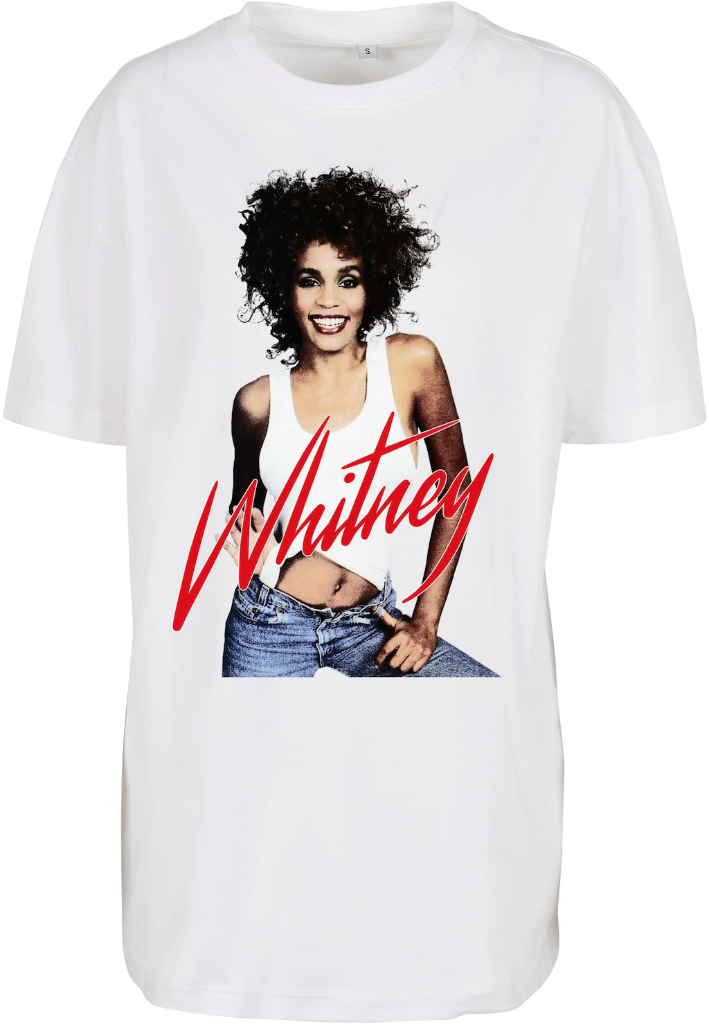 Merchcode Kurzarmshirt "Merchcode Damen Ladies Whitney Tee" günstig online kaufen