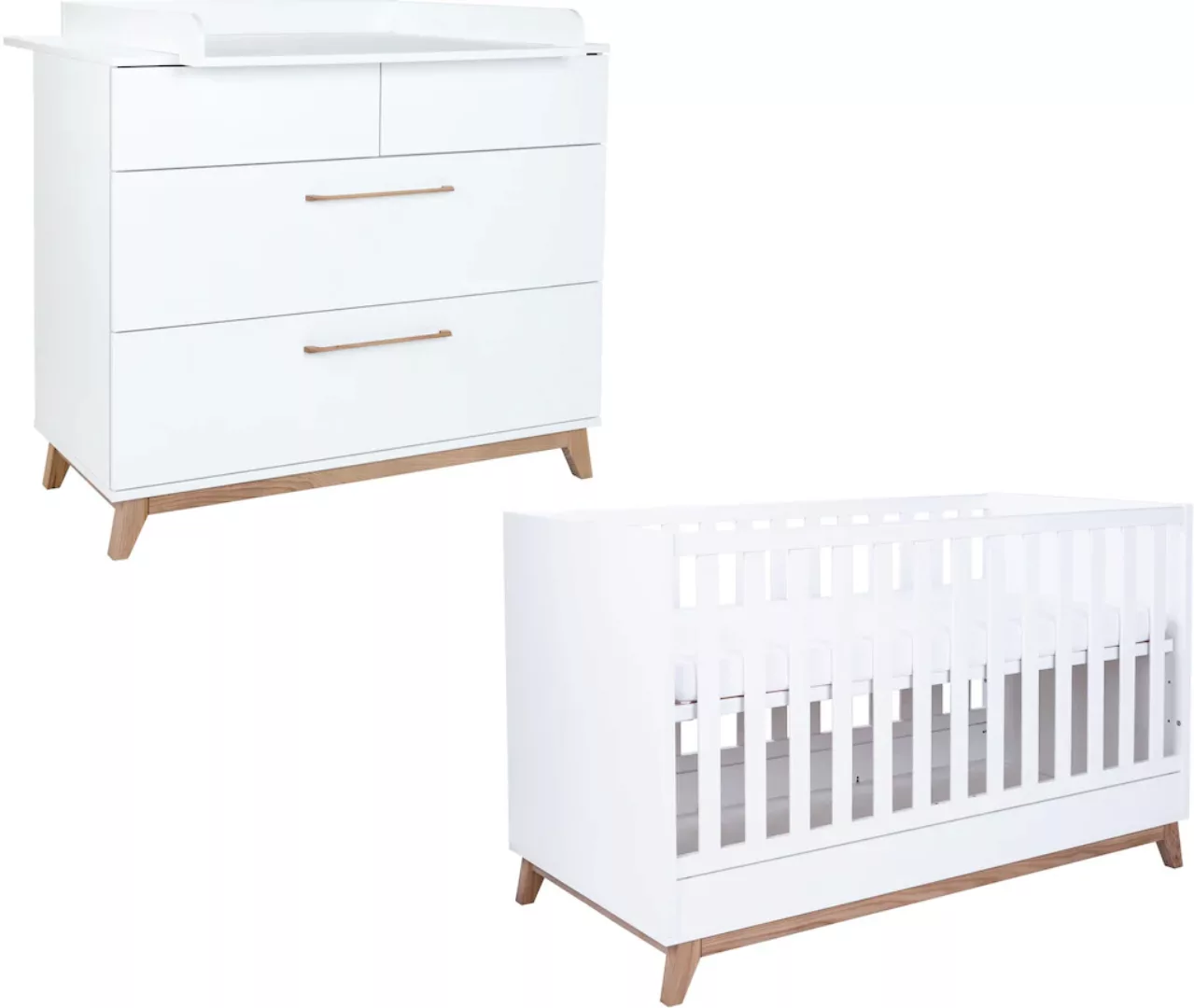 arthur berndt Babymöbel-Set "Babyzimmer Set "Lina" 2-teilig", (Spar-Set, 2 günstig online kaufen