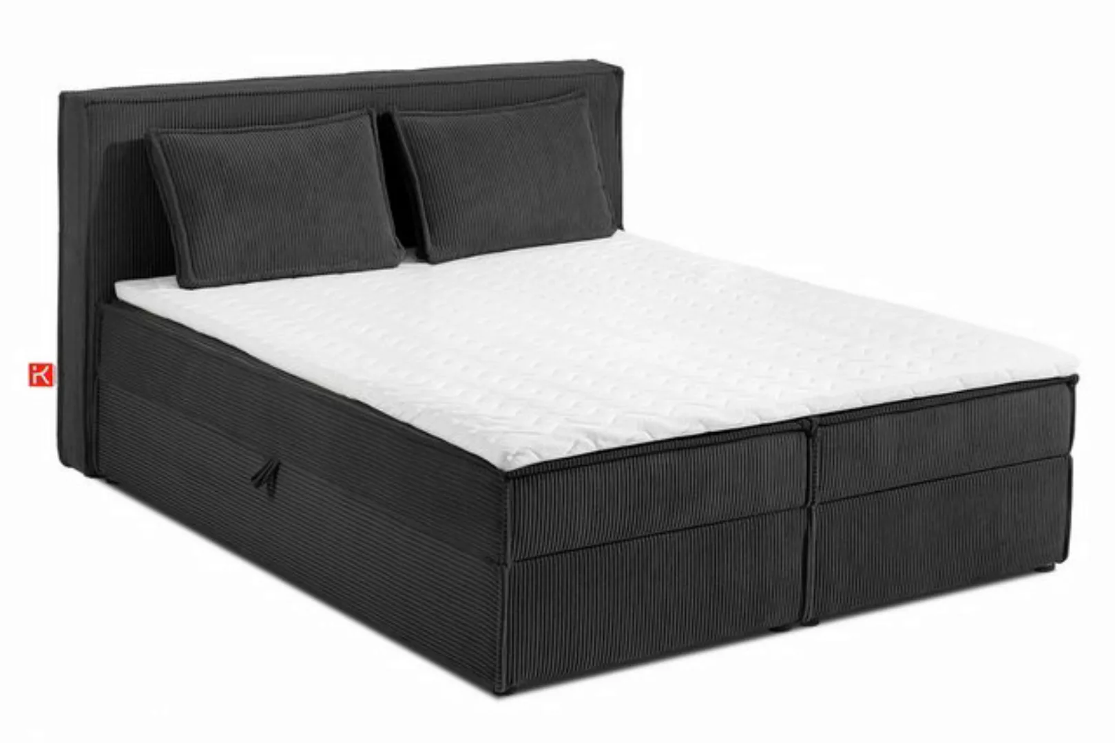 KONSIMO Boxspringbett ROTI Kontinentalbett, inkl. Matratze und Kaltschaum T günstig online kaufen