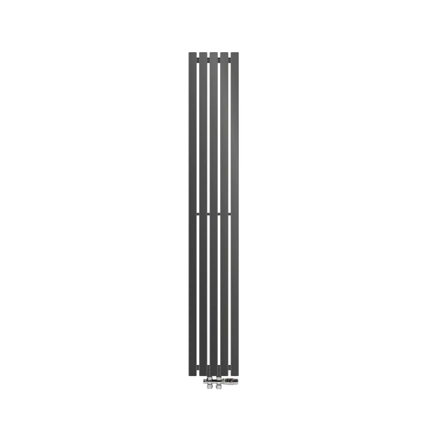 ECD Germany Vertikal Paneelheizkörper 260x1800 mm Anthrazit Thermostat Durc günstig online kaufen