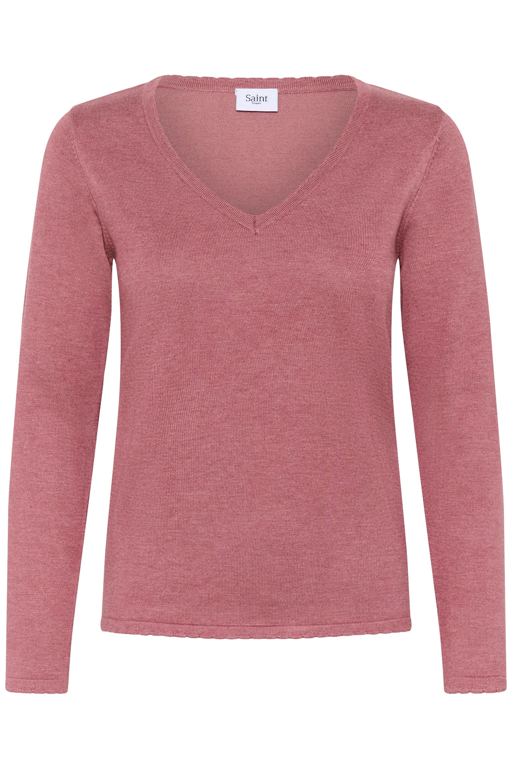 Saint Tropez Strickpullover "MilaSZ LS V-Neck Pullover" günstig online kaufen