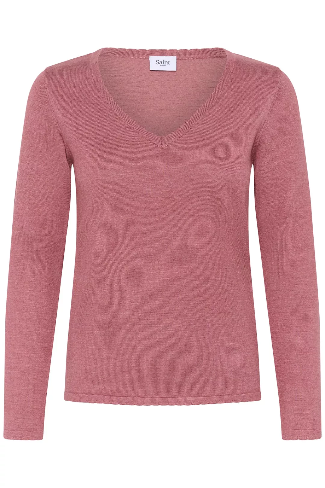 Saint Tropez Strickpullover "MilaSZ LS V-Neck Pullover" günstig online kaufen