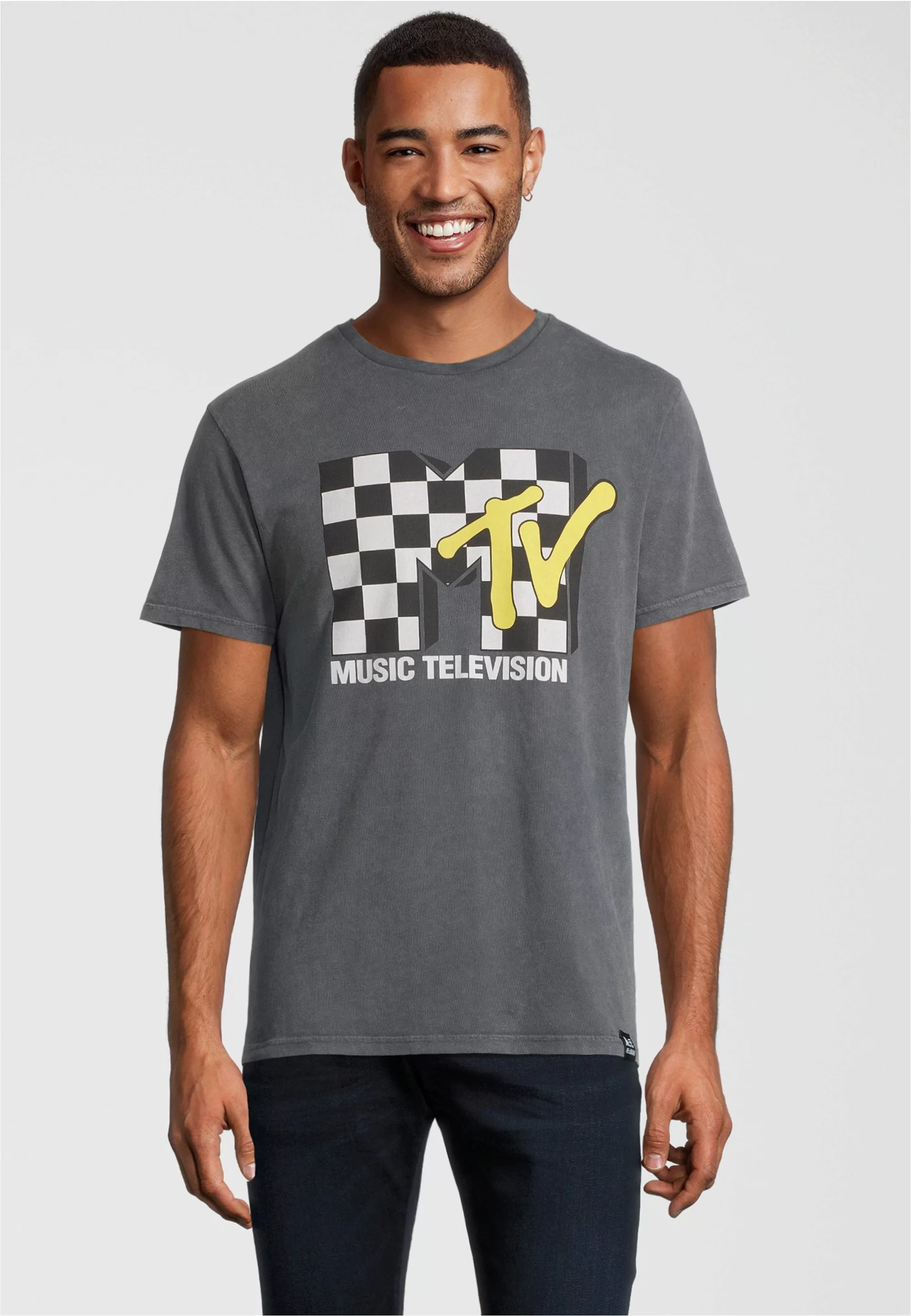 Recovered T-Shirt "MTV Checkered Logo", im zeitlosen Design günstig online kaufen