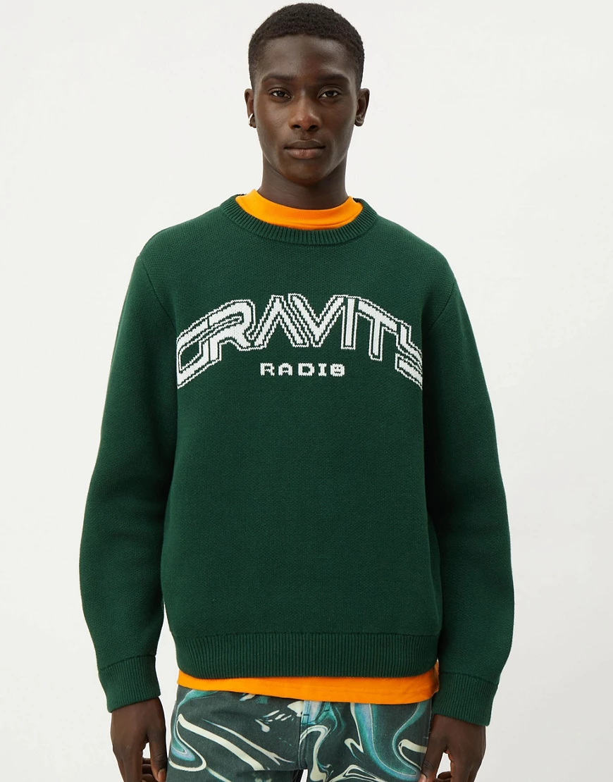 Weekday – Johan – „Gravity“-Pullover in Grün günstig online kaufen