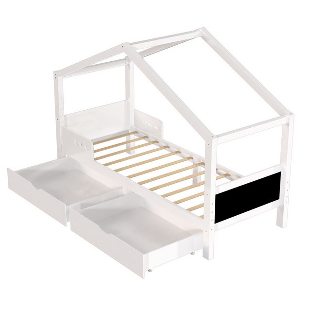 AUKWIK Hochbett 90x200cm Komplettbett Kinderbetten, Zwei Optionen (Einzelbe günstig online kaufen