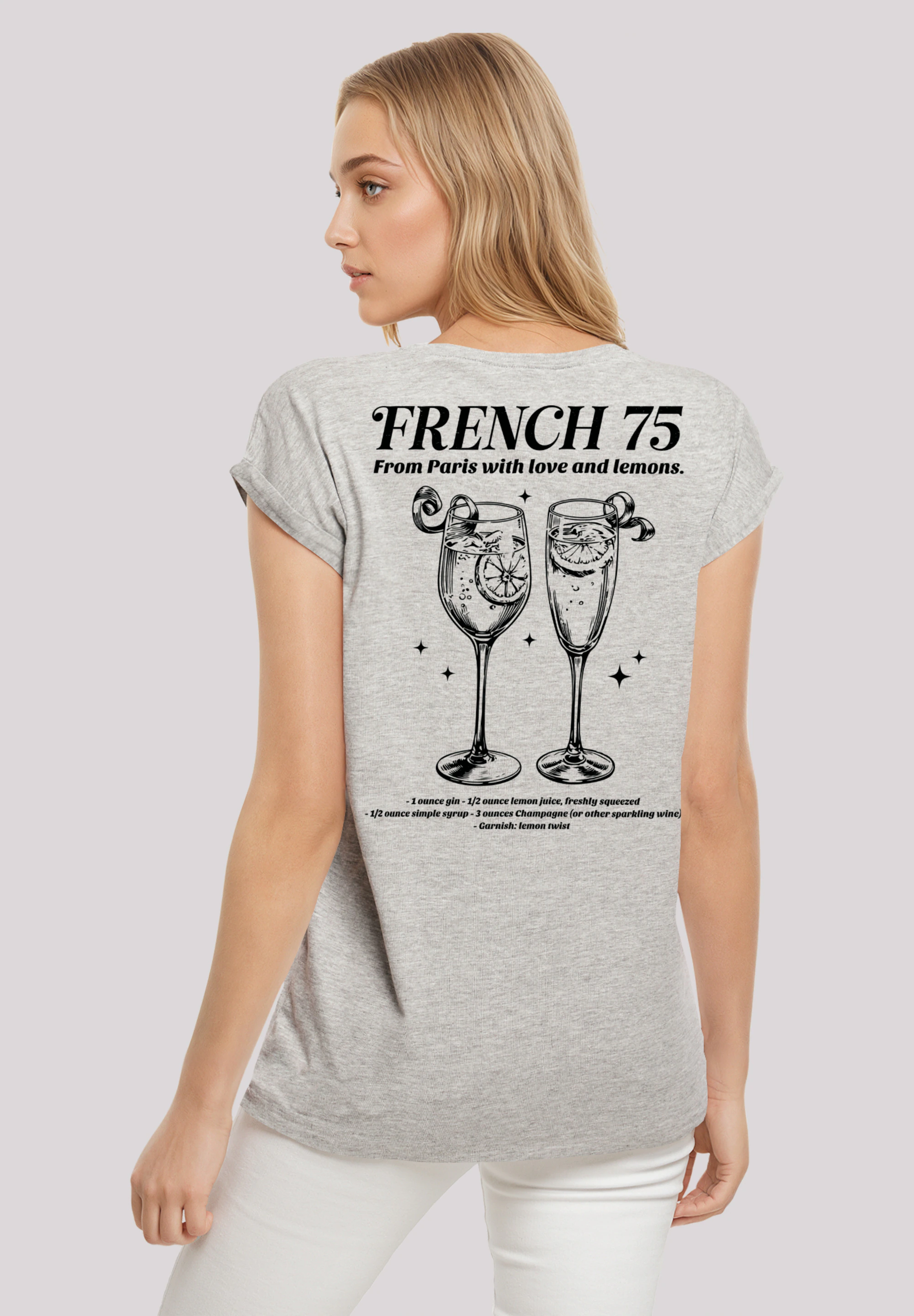 F4NT4STIC T-Shirt "French 75 From Paris With Love", Premium Qualität günstig online kaufen