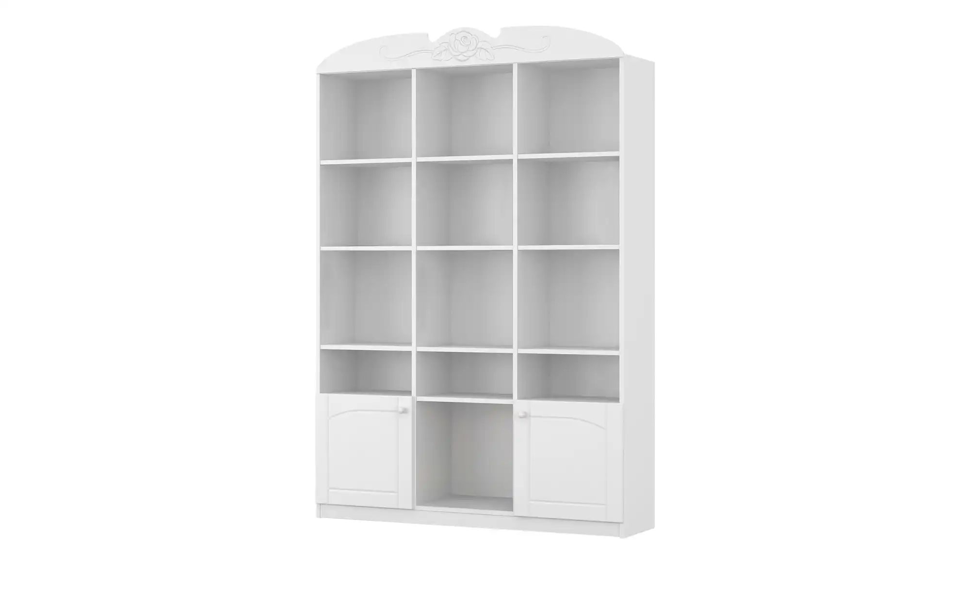 Regal  Bianco Fiori ¦ weiß ¦ Maße (cm): B: 133,2 H: 180 Regale > Bücherrega günstig online kaufen