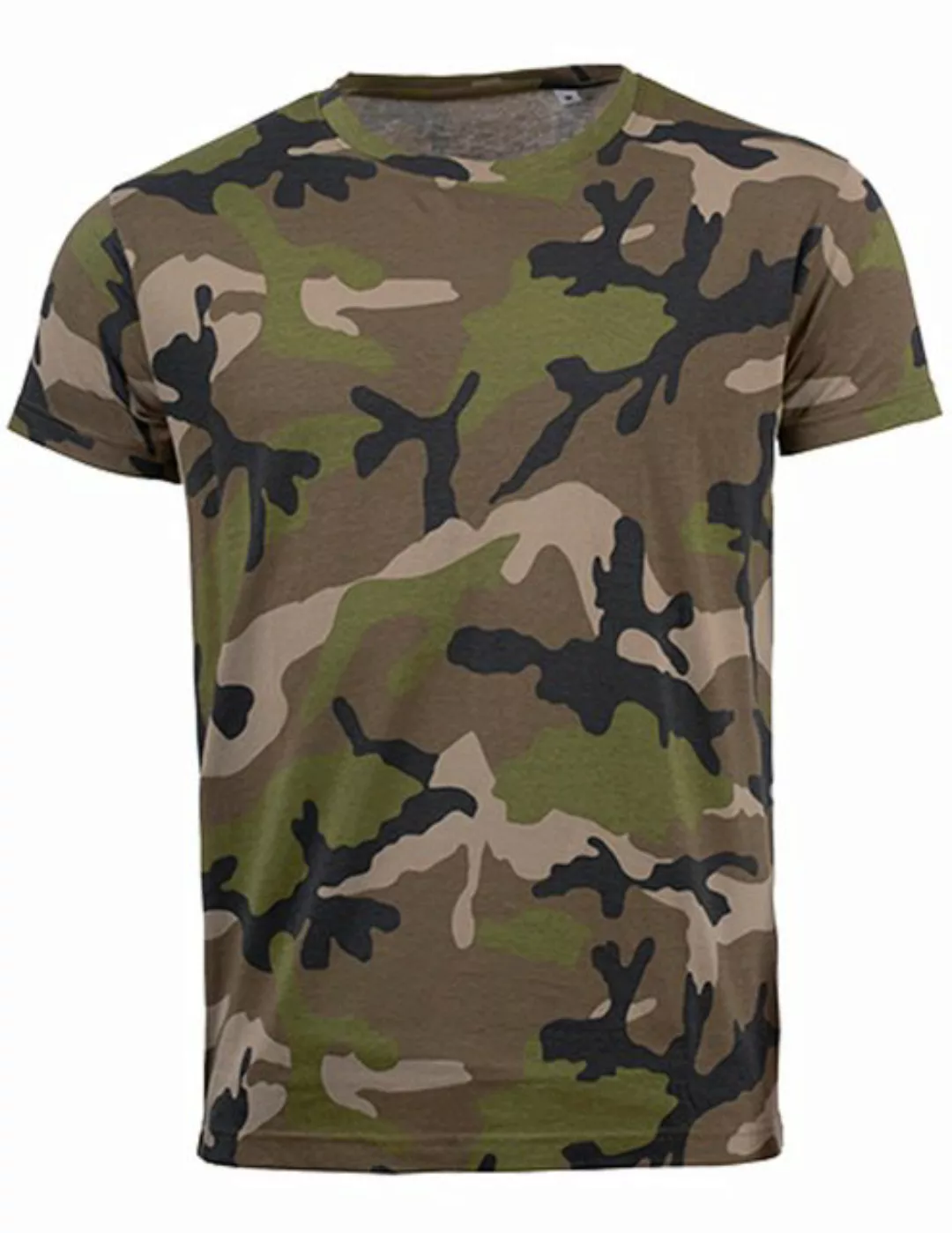 Art & Detail Shirt T-Shirt Army Camouflage Tarn Farben Camo in Grün Blau un günstig online kaufen