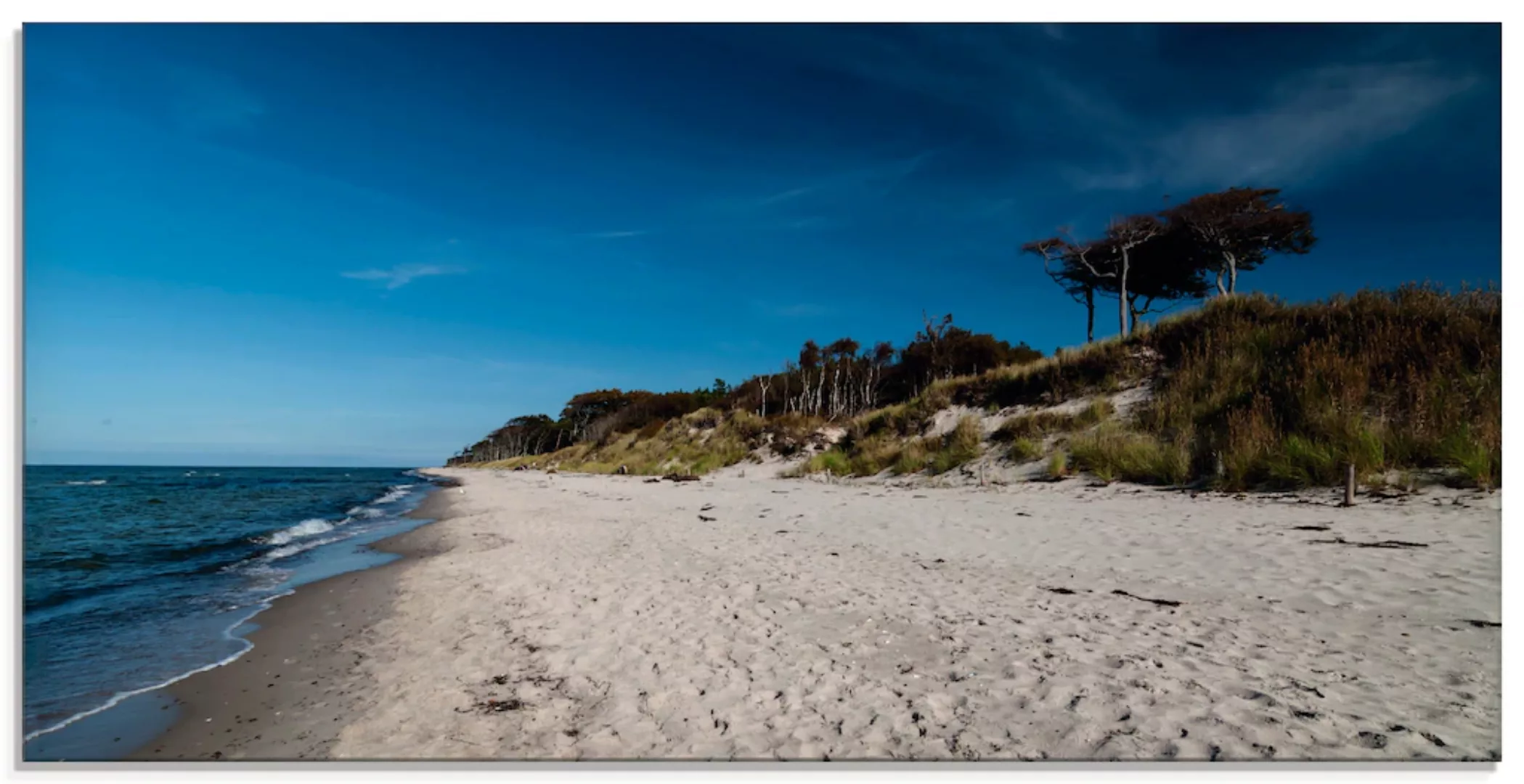 Artland Glasbild "Am Weststrand- Ostsee - Darss", Strand, (1 St.), in versc günstig online kaufen