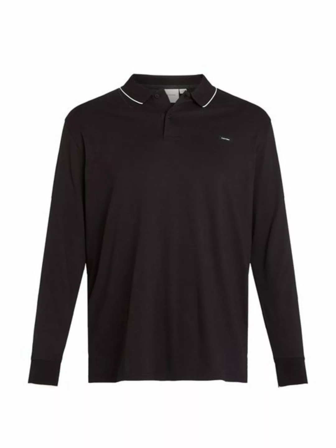 Calvin Klein Big&Tall Langarm-Poloshirt "BT STRETCH PIQUE TIPPING LS POLO", günstig online kaufen