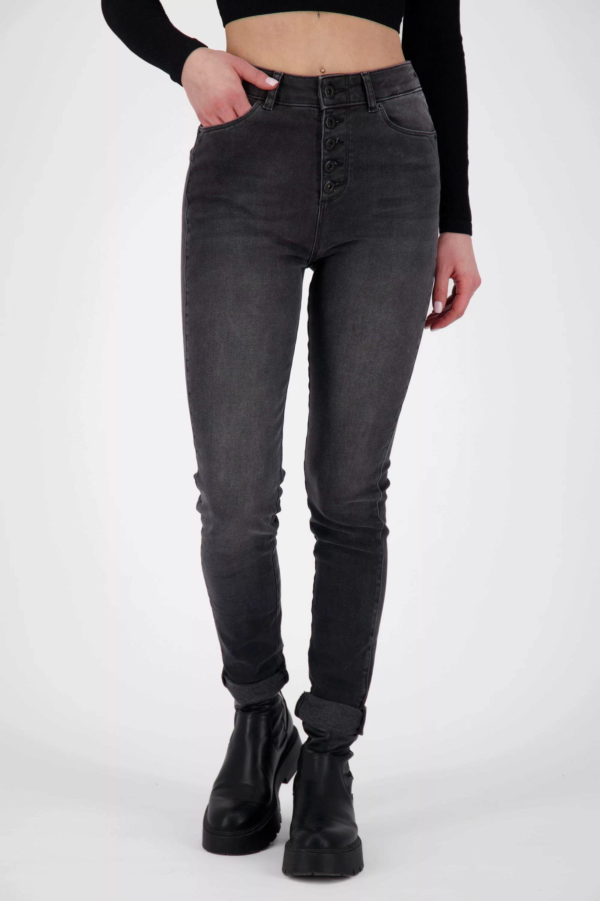 Alife & Kickin Mom-Jeans "LeonoraAK DNM Q Pants Damen" günstig online kaufen