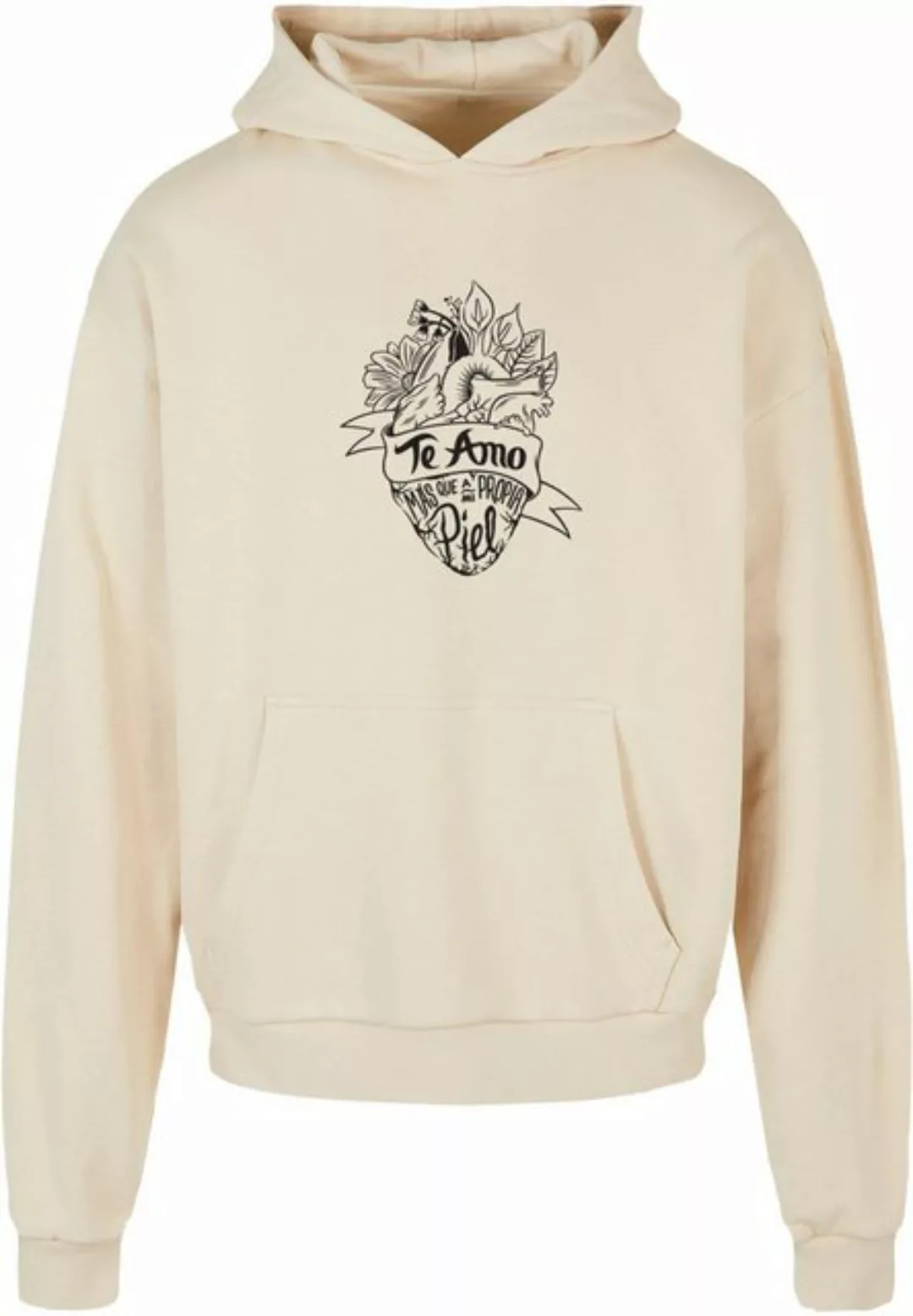 Merchcode Kapuzensweatshirt Merchcode Herren Frida Kahlo - Te amo outline U günstig online kaufen