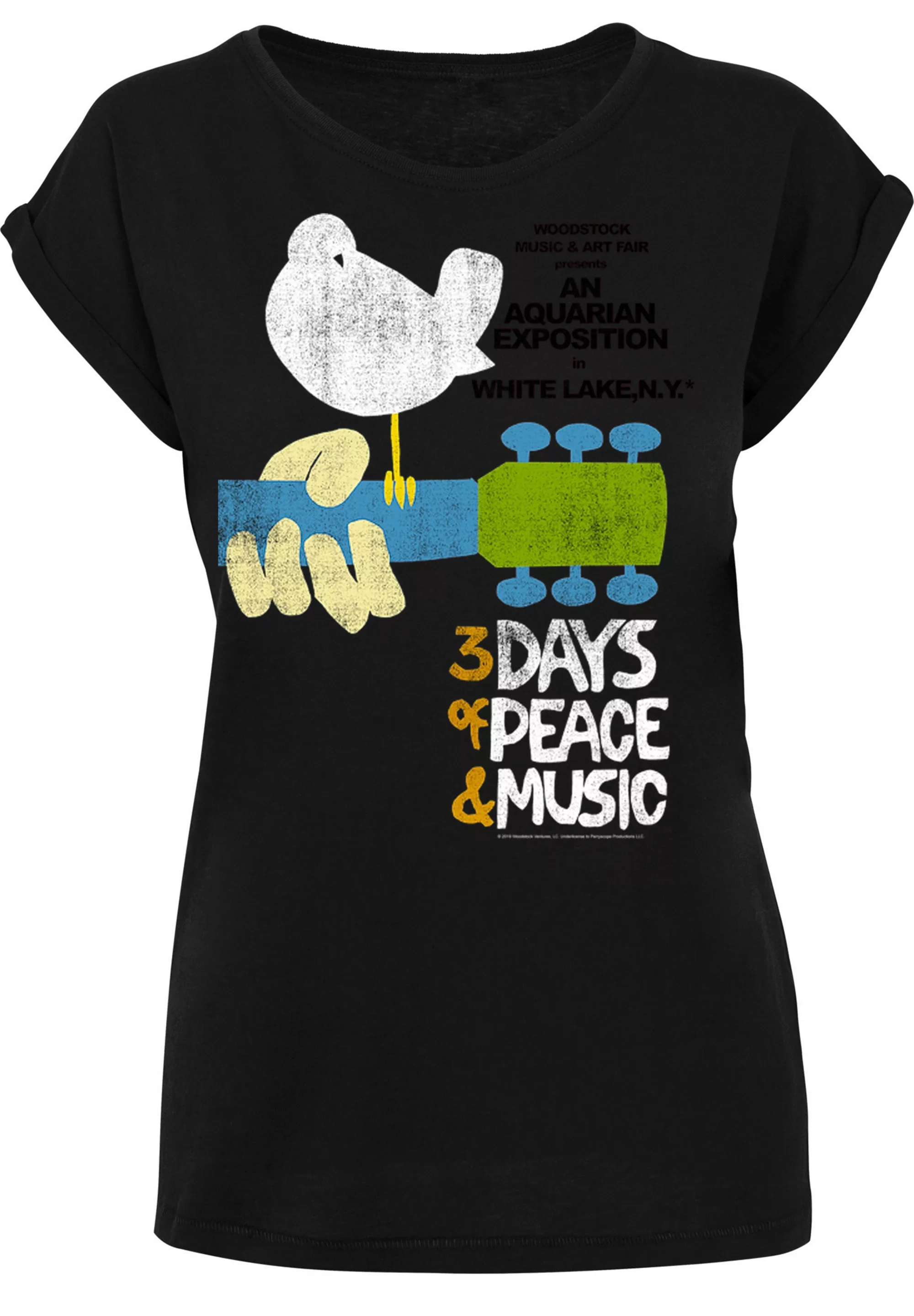 F4NT4STIC T-Shirt Woodstock Music & Art Fair Festival Poster' Print günstig online kaufen