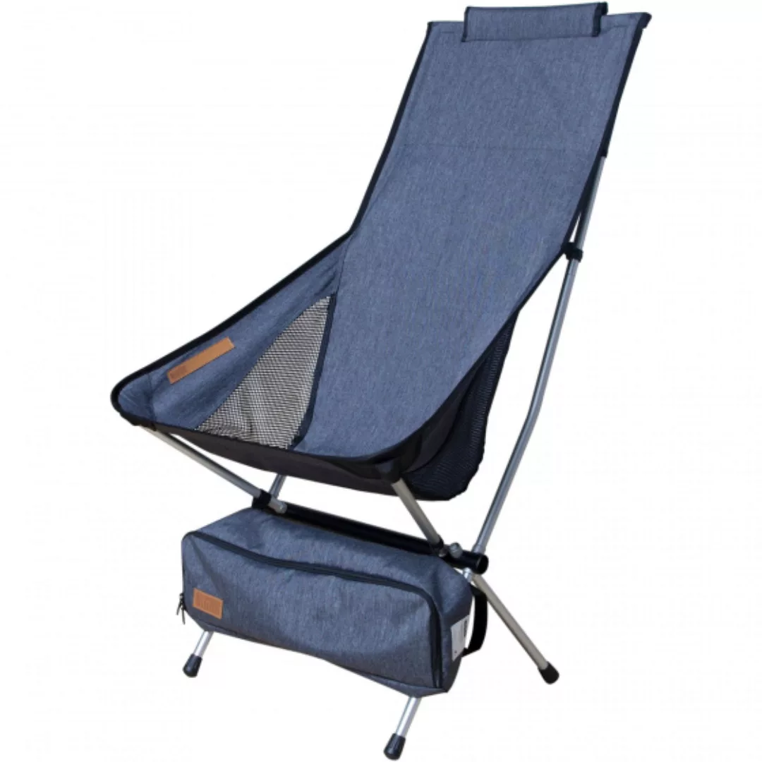 Campingstuhl Kingfisher 100 Cm Polyester/aluminium Grau günstig online kaufen