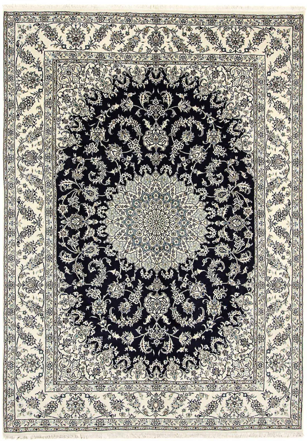 morgenland Orientteppich »Perser - Nain - 343 x 251 cm - dunkelblau«, recht günstig online kaufen