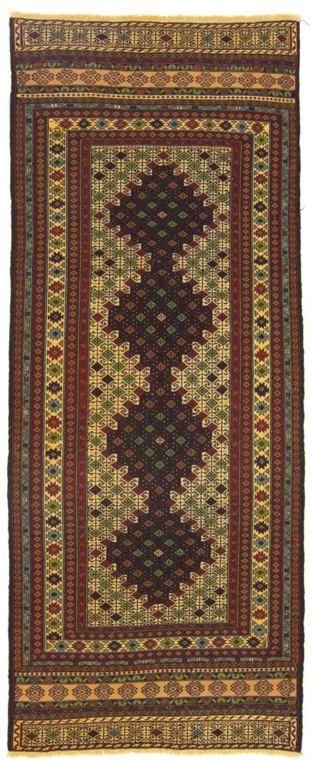 morgenland Wollteppich »Kelim Afghan Teppich handgewebt blau«, rechteckig günstig online kaufen