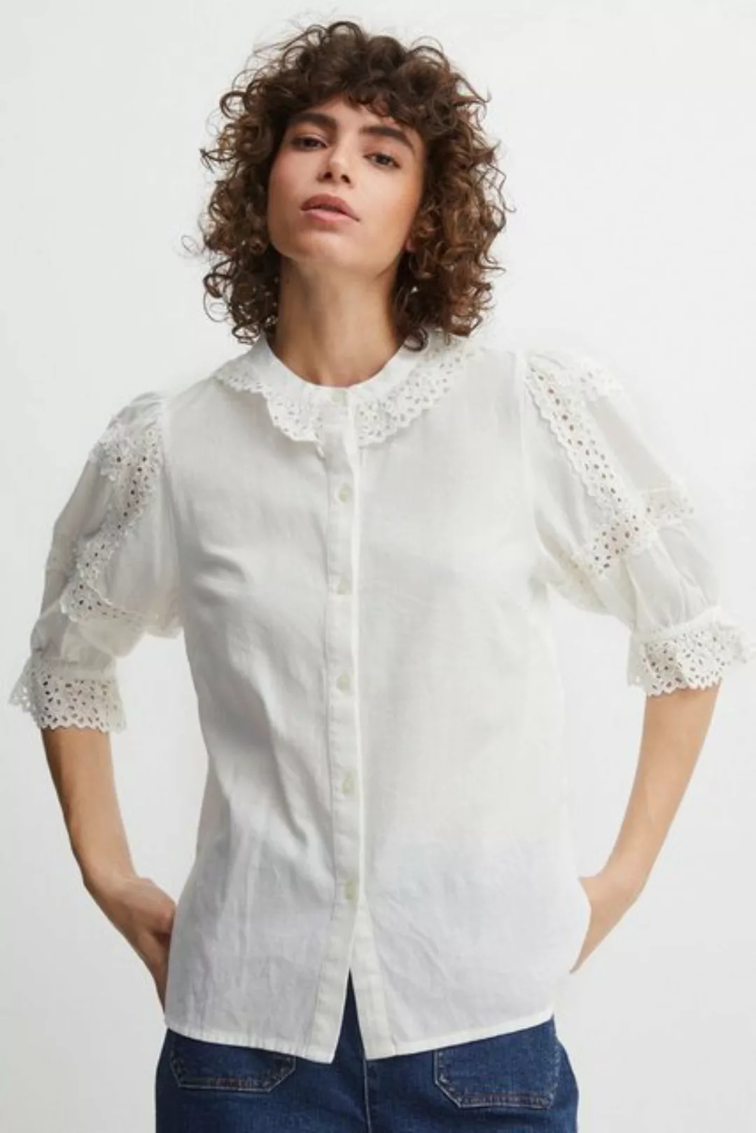 Atelier Rêve Shirtbluse IRALIX SH - 20117903 Shirtbluse aus Leinenmix günstig online kaufen